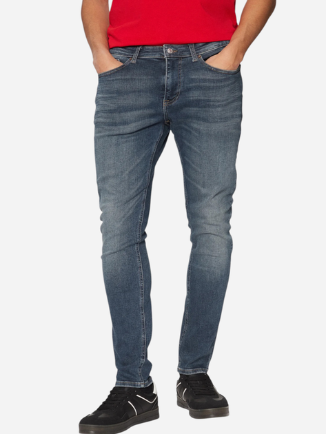 Jeansy slim fit męskie Tommy Jeans DM0DM20553-1BK 32-32 Ciemnoniebieskie (8720638500056) - obraz 1