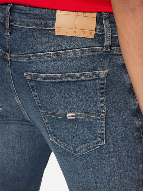 Джинси Slim Fit чоловічі Tommy Jeans DM0DM20553-1BK 31-32 Темно-блакитні (8720638499879) - зображення 5