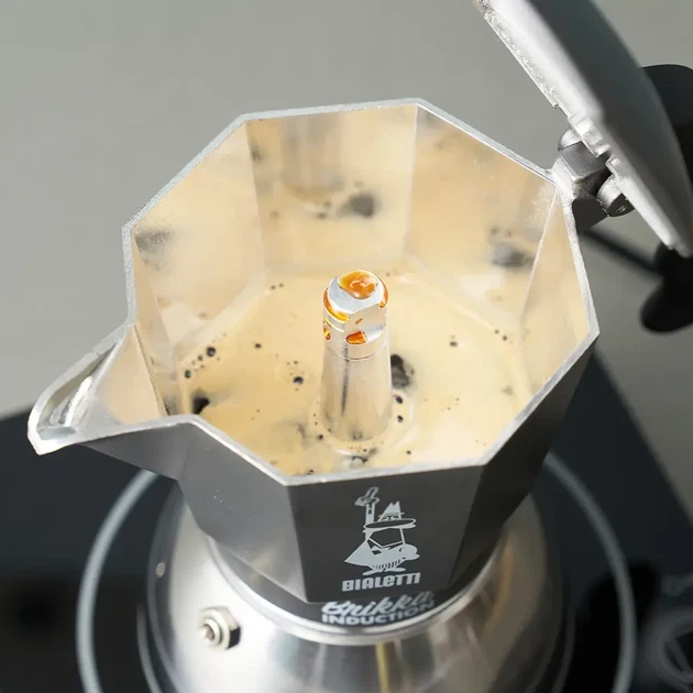 Гейзерная кофеварка Bialetti Brikka Induction 170 мл. 4 чашки (CCCD06EC94FC) - изображение 6
