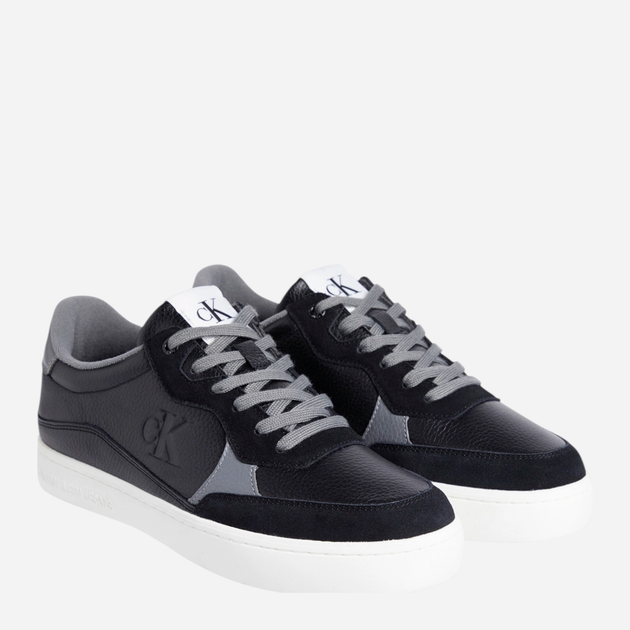 Sneakersy męskie skórzane Calvin Klein Jeans YM0YM01153-0GP 41 Ciemnoszare (8721107081229) - obraz 2