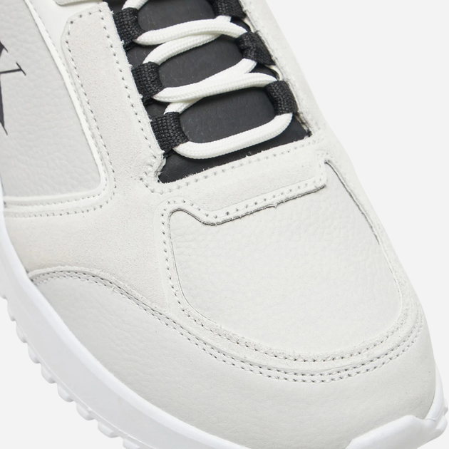 Sneakersy męskie skórzane Calvin Klein Jeans YM0YM01145-0LF 41 Mleczne (8721107080628) - obraz 6