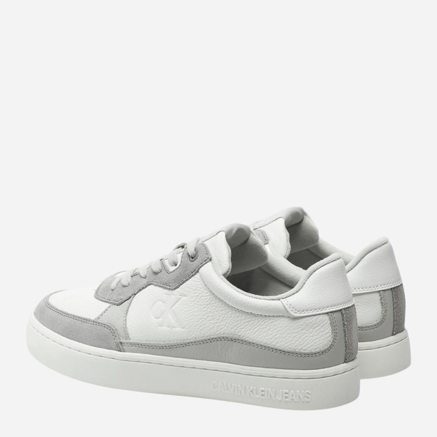 Sneakersy męskie skórzane Calvin Klein Jeans YM0YM01153-0IR 44 Białe (8721107093239) - obraz 3