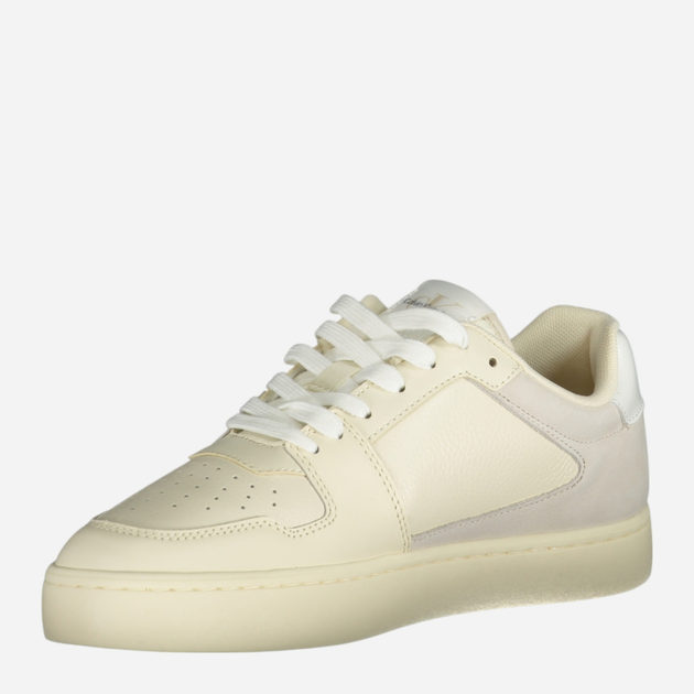 Sneakersy męskie skórzane Calvin Klein Jeans YM0YM01160-0LH 42 Mleczne (8721107086699) - obraz 3