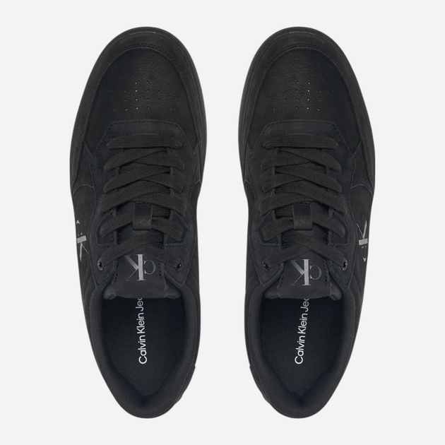 Sneakersy męskie skórzane Calvin Klein Jeans YM0YM01256-0GJ 43 Czarne (8721107094816) - obraz 4