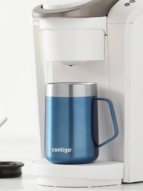 Термокружка Contigo Streeterville with Handle 420 мл Blue Corn (2174675) - зображення 8