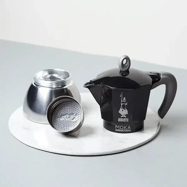 Гейзерная кофеварка Bialetti 100 мл Moka Induction Black 2 чашки (0F449CC61CF2) - изображение 5
