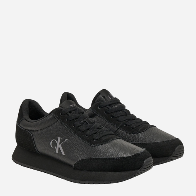 Sneakersy damskie do kostki Calvin Klein Jeans YW0YW01798-0GJ 37 Czarne (8721107090214) - obraz 2