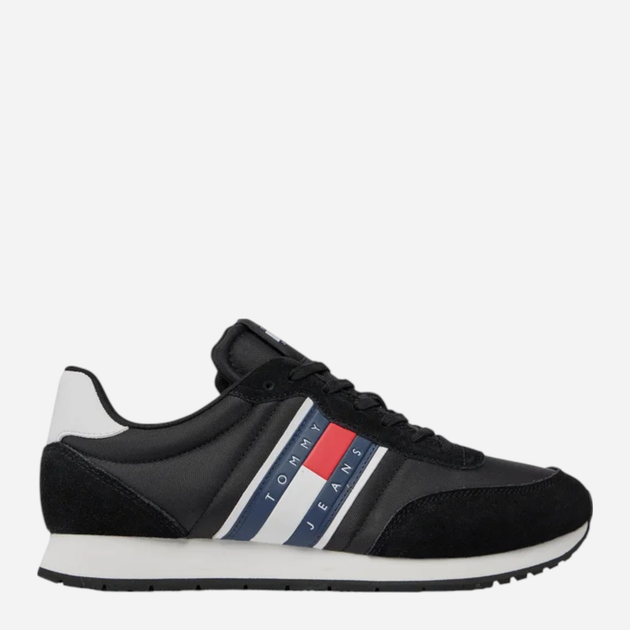 Чоловічі снікери Tommy Jeans EM0EM01351-BDS 41 Чорні (8720646076185) - зображення 1