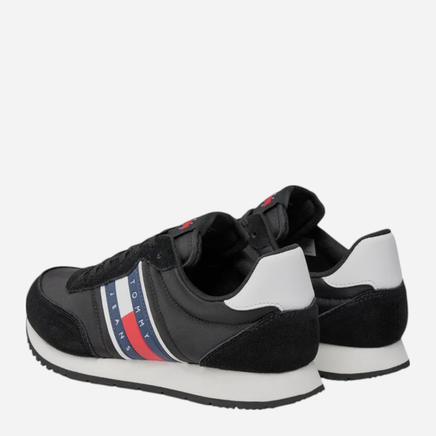 Чоловічі снікери Tommy Jeans EM0EM01351-BDS 42 Чорні (8720646076192) - зображення 4