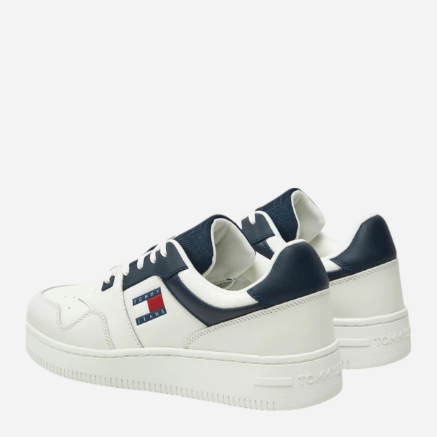 Чоловічі снікери Tommy Jeans EM0EM01395-DW4 41 Білі (8720638202714) - зображення 3