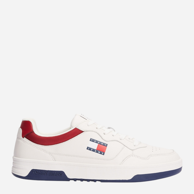 Чоловічі снікери Tommy Jeans EM0EM01576-TCR 44 Білі (8720638358954) - зображення 1