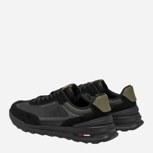 Sneakersy męskie skórzane Tommy Hilfiger FM0FM05328-BDS 43 Czarne (8720638208617) - obraz 3