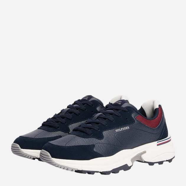 Чоловічі снікери Tommy Hilfiger FM0FM05331-DW5 42 Темно-сині (8720638347613) - зображення 2