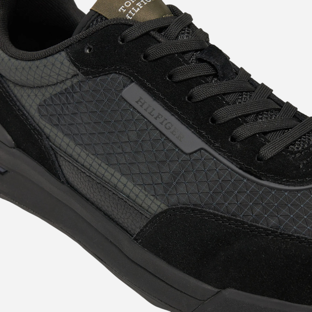 Sneakersy męskie skórzane Tommy Hilfiger FM0FM05328-BDS 44 Czarne (8720638208631) - obraz 6