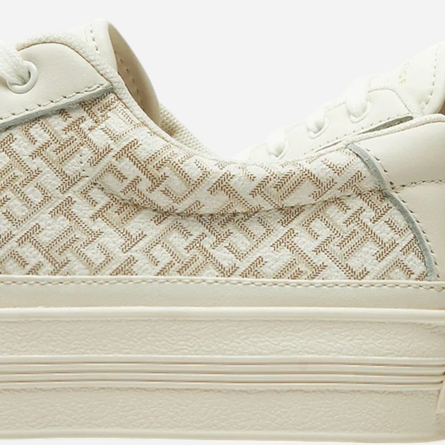 Sneakersy damskie do kostki Tommy Hilfiger FW0FW08331-Z00 38 Mleczne (8720638244110) - obraz 6
