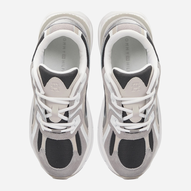 Sneakersy damskie do kostki Tommy Hilfiger FW0FW08385-0IM 39 Ciemnoszare (8720638346432) - obraz 4