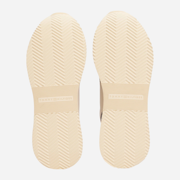 Sneakersy damskie do kostki Tommy Hilfiger FW0FW08387-0F4 37 Jasnobeżowe (8720638198277) - obraz 6