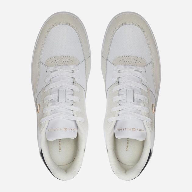 Sneakersy damskie do kostki Tommy Hilfiger FW0FW08615-YBS 39 Białe (8720638204985) - obraz 4