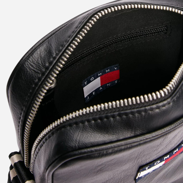 Сумка планшет чоловіча маленька Tommy Hilfiger AM0AM12898-BDS Чорна (8720638208853) - зображення 5