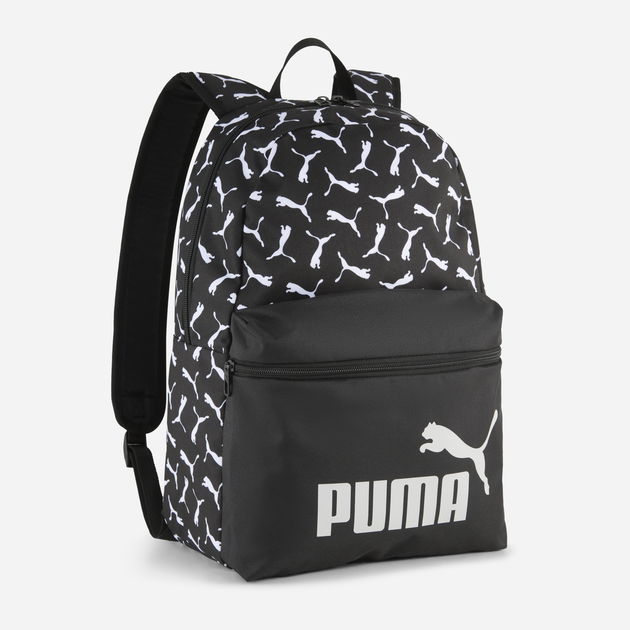 Рюкзак спортивний тканинний вміщує формат А4 Puma Phase Aop Backpack 09116901 Чорний (4067984174604) - зображення 1