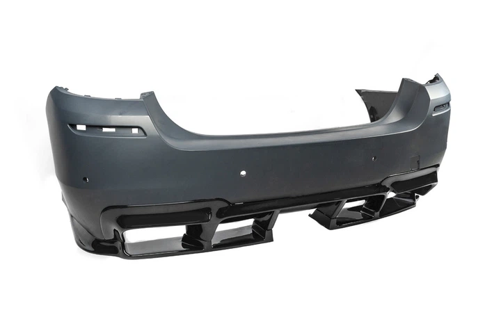 Задній дифузор DPT V-1 (для M-Performance, чорний глянець) для BMW 5 серія F10/F11 2010-2016 рр - зображення 15