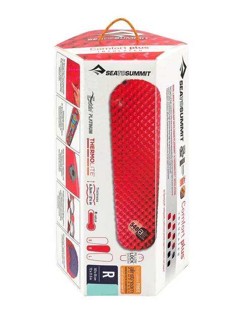 Килимок Sea to Summit Comfort Plus Insulated Mat 2020 Large Red червоний - изображение 10