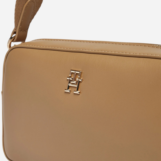 Torebka crossbody damska mała Tommy Hilfiger AW0AW16894-RBC Jasnobrązowa (8720638200338) - obraz 3