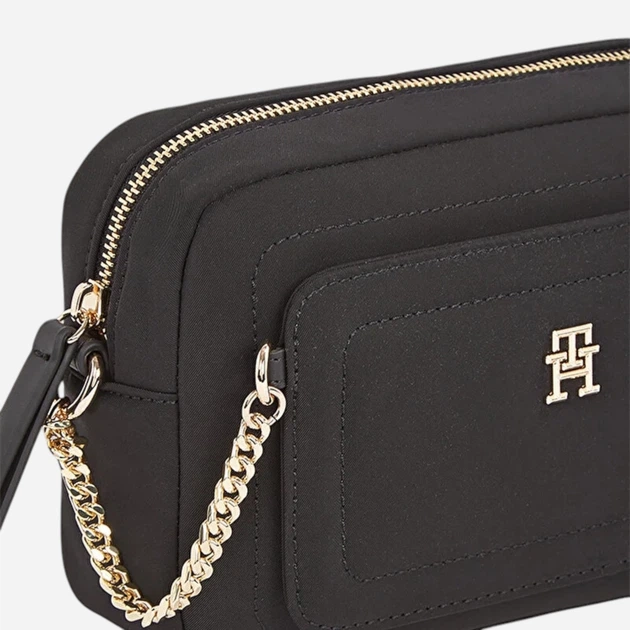 Torebka crossbody damska mała Tommy Hilfiger AW0AW16900-BDS Czarna (8720638189695) - obraz 3