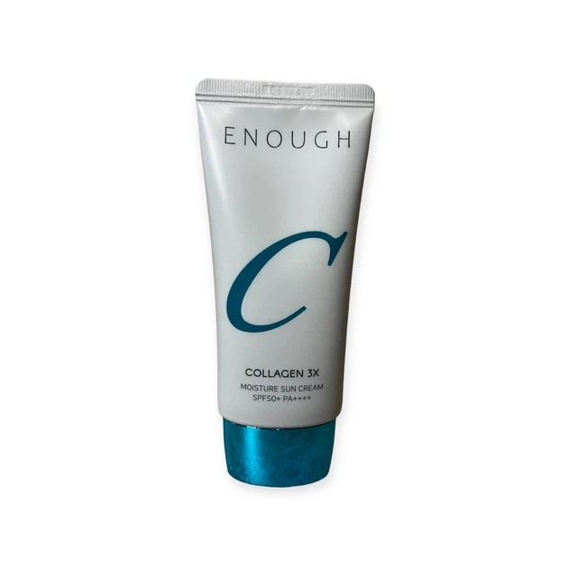 Солнцезащитный крем для лица Enough Collagen 3Х Moisture Sun Cream SPF50+/PA+++ 50мл - Фото 6 Солнцезащитный крем для лица Enough Collagen 3Х Moisture Sun Cream SPF50+/PA+++ 50мл - изображение 6