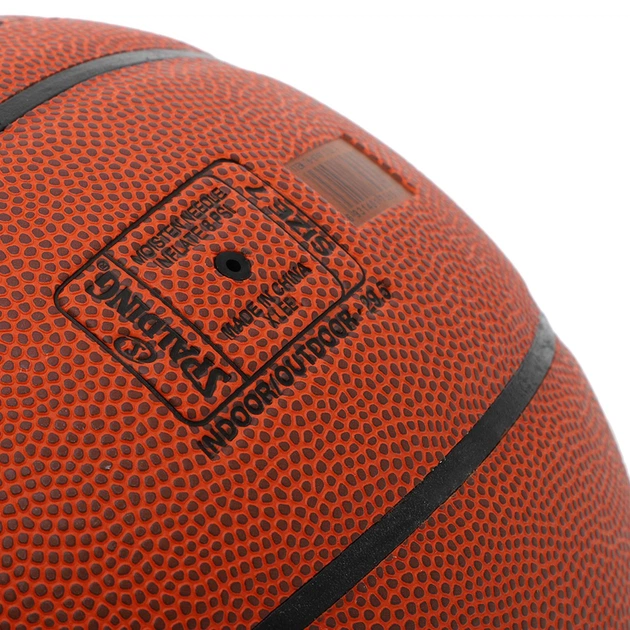Мяч баскетбольный № 7 композитная кожа SPALDING TF PRO GRIP коричневый 76874Y - Фото 4 Мяч баскетбольный № 7 композитная кожа SPALDING TF PRO GRIP коричневый 76874Y - изображение 4
