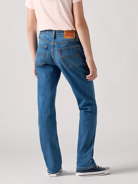 Подростковые джинсы для девочки Levi's Lvg 501 Original Jeans 4EH879-MCC 158 см (14A) Синие (3666643080587) - изображение 2