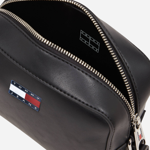 Сумка крос-боді через плече жіноча маленька Tommy Hilfiger AW0AW16964-BDS Чорна (8720638198758) - зображення 3