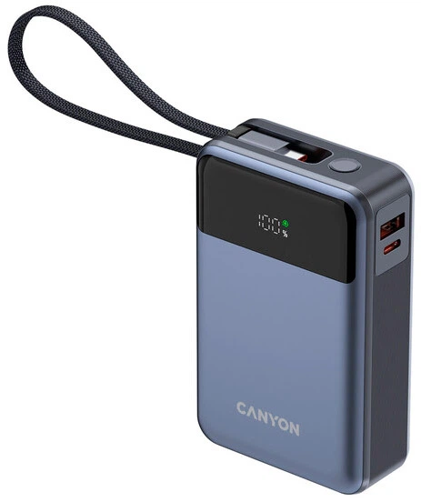 Powerbank Canyon OnPower 600 20000 mAh PD65W Dark Grey (CNS-CPB600DG) - obraz 2
