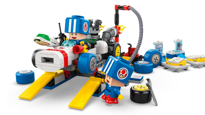 Zestaw klocków LEGO Super Mario Mario Kart: Toad i jego garaż 390 elementów (72035) - obraz 7