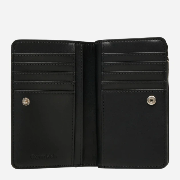 Portfel damski na karty Calvin Klein K60K612828-BEH Czarny (8721107063003) - obraz 3