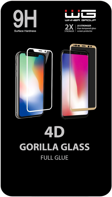 Szkło hartowane Winner Group 4D Full Glue do Samsung Galaxy A71 Black (8591194094552) - obraz 1