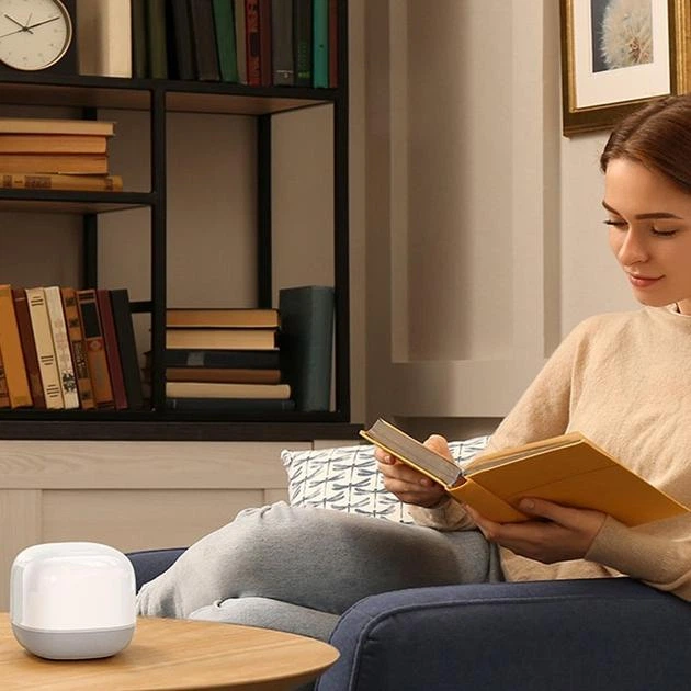 Акустика Baseus AeQur V2 Wireless Speaker Moon, BT5.0, 3EQ, 30h, TWS, white - Фото 9 Акустика Baseus AeQur V2 Wireless Speaker Moon, BT5.0, 3EQ, 30h, TWS, white - изображение 9