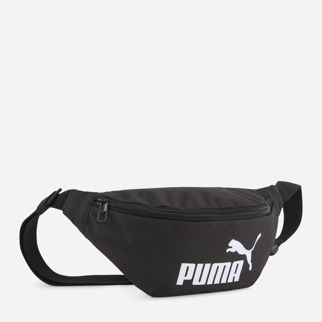 Спортивна сумка бананка поясна тканинна Puma Phase Waist Bag 09116501 Чорна (4067984173393) - зображення 1