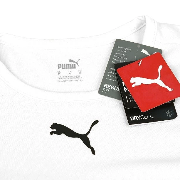 Дитяча футболка Puma teamRISE Jersey Jr 70493804 158-164 см White-Black-White (4063699213829) - Фото 4 Дитяча футболка Puma teamRISE Jersey Jr 70493804 158-164 см White-Black-White (4063699213829) - зображення 4