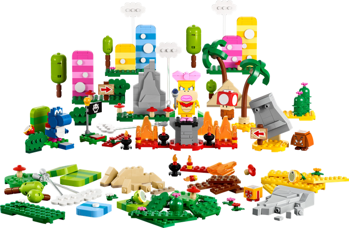 Zestaw klocków LEGO Super Mario Kreatywna skrzyneczka – zestaw twórcy 588 elementów (71418) - obraz 2