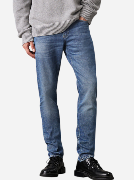 Jeansy slim fit męskie Calvin Klein Jeans J30J326527-1A4 32-34 Niebieskie (8721107159065) - obraz 1