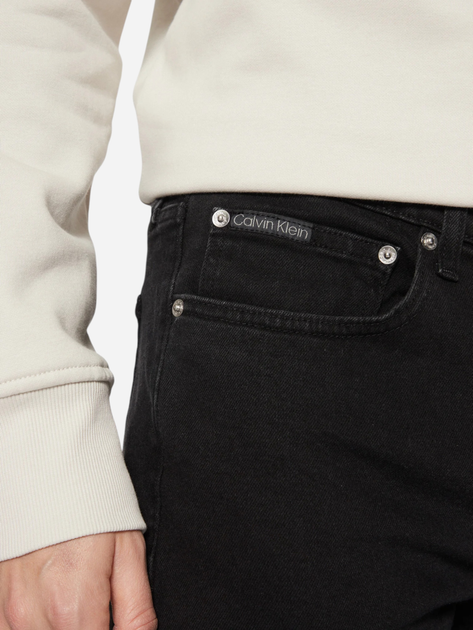 Jeansy slim fit męskie Calvin Klein Jeans J30J326532-1BY 32-34 Czarne (8720639960675) - obraz 4