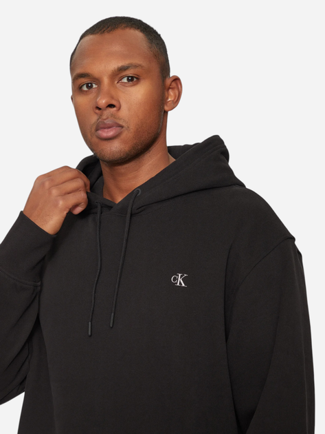 Худі чоловіче Calvin Klein Jeans J30J326748-BEH S Чорне (8720639951055) - зображення 4