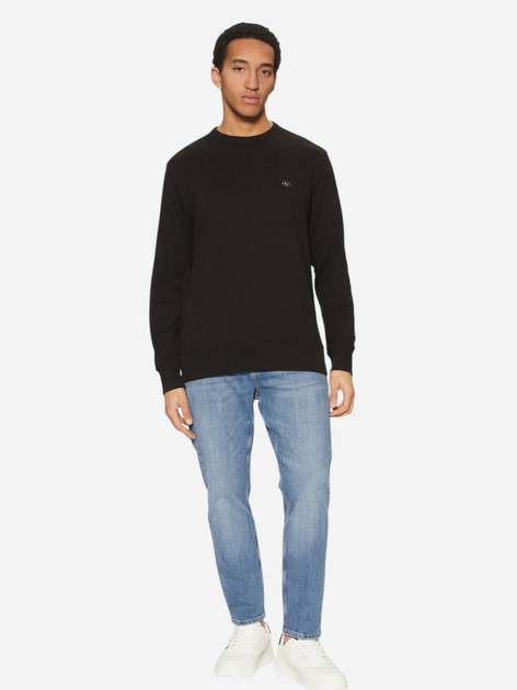 Світшот чоловічий Calvin Klein Jeans J30J327115-BEH S Чорний (8721107159195) - зображення 3