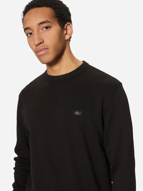 Світшот чоловічий Calvin Klein Jeans J30J327115-BEH S Чорний (8721107159195) - зображення 4
