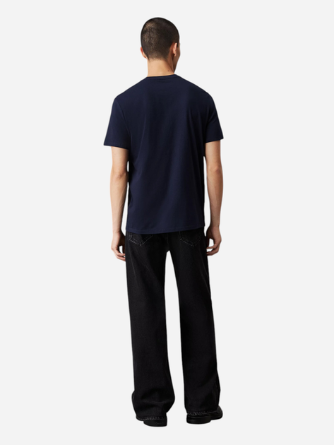 Футболка бавовняна чоловіча Calvin Klein Jeans 00040EM286-CEF 2XL Темно-синя (8720639845897) - зображення 2