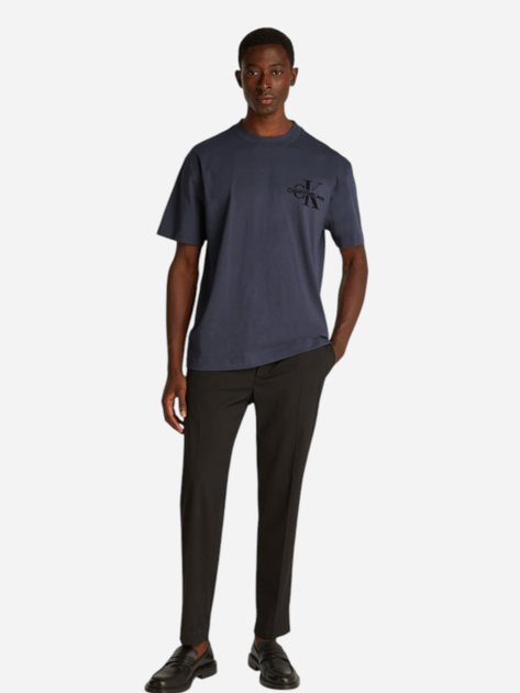 Футболка бавовняна чоловіча Calvin Klein Jeans J30J327107-CGE XL Темно-сіра (8720639923854) - зображення 3