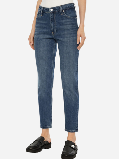 Джинси Regular Fit жіночі Calvin Klein Jeans J20J224514-1BJ 27-28 Темно-блакитні (8721107156828) - зображення 1