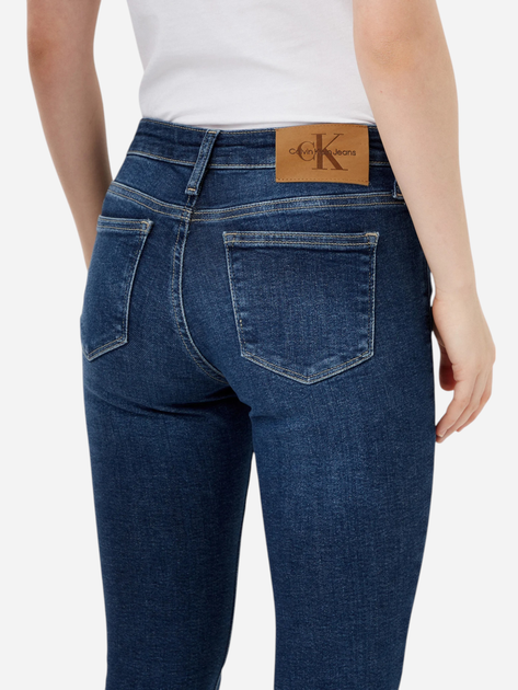 Jeansy skinny damskie Calvin Klein Jeans J20J224491-1BJ 27-30 Ciemnogranatowe (8721107161525) - obraz 5