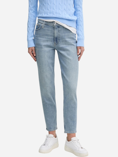 Jeansy regular fit damskie Calvin Klein Jeans J20J224515-1AA 26-28 Jasnoniebieskie (8721107157849) - obraz 1